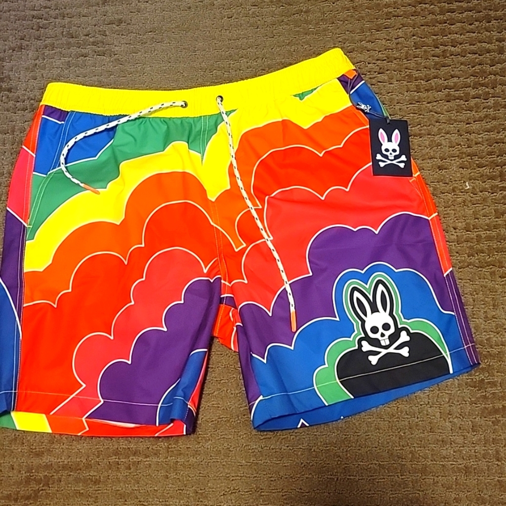 Mens Psycho Bunny Swimshorts